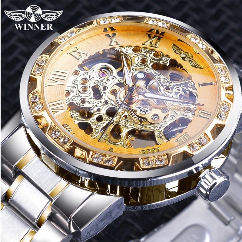 Winner Men's Mechanical Wristwatch Gold watches - Image 1
